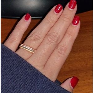 1/2 1mm Eternity Diamond Ring Mejuri Bijoux